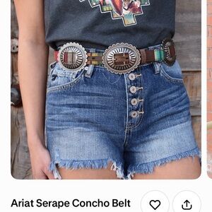 Ariat Multicolor Concho Belt
